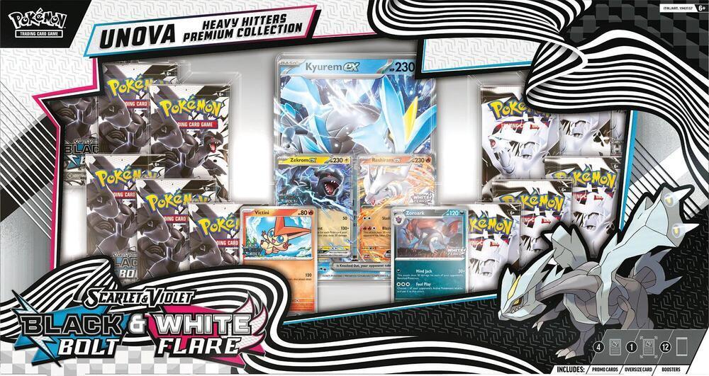 Pokemon Black Bolt and White Flare Unova Heavy Hitter Premium Collection