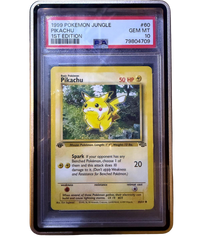 1999 Pokémon Jungle Pikachu #60 1st Edition PSA 10 GEM MINT