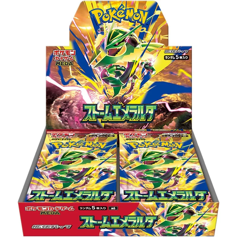 2026 Pokémon Card Game Japanese MEGA Booster Box – Storm Emeralda M6 (Sealed)