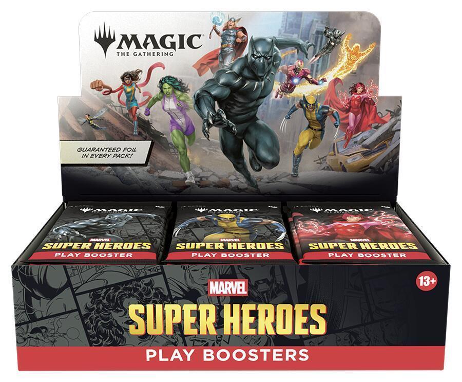 Magic the Gathering Marvel Super Heroes Play Boosters box