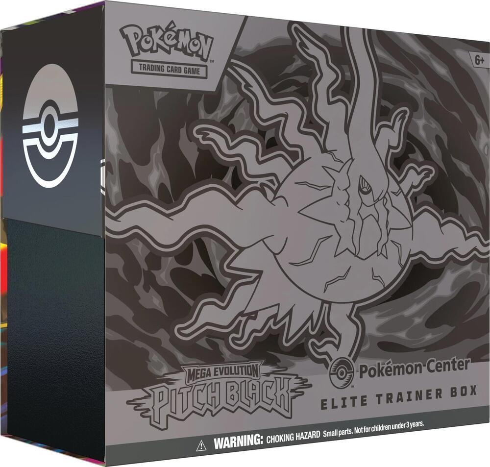 Pokemon Mega Evolution Pitch Black Pokemon Center Elite Trainer Box ETB