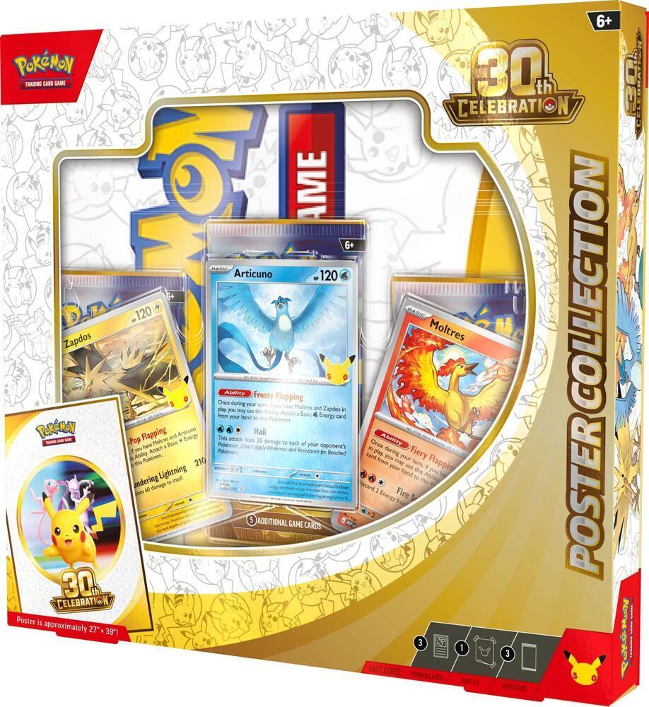 Pokemon 30th Celebrations Anniversary Poster Collection