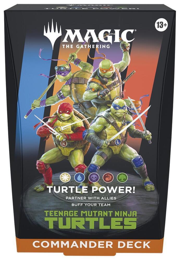 Magic the Gathering Teenage Mutant Ninja Turtles TMNT Turtle Power Commander Deck