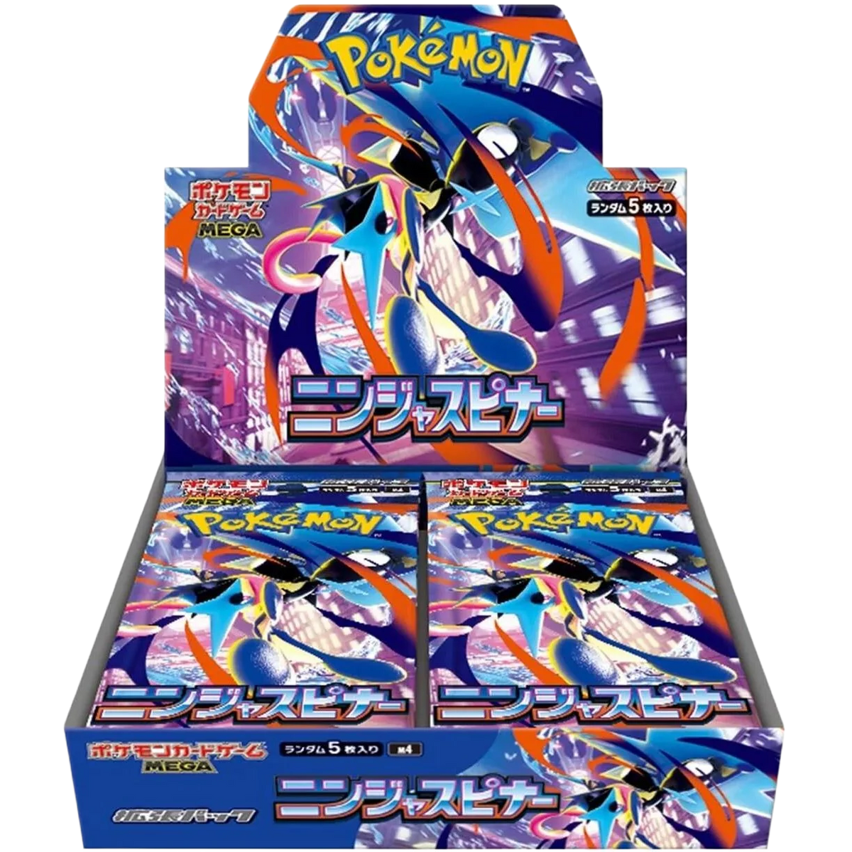 Pokémon TCG MEGA Ninja Spinner M4 Japanese Booster Box – 30 Packs
